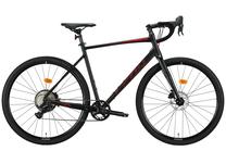 Dviratis gravel Leon GR-90 HDD L, 28 ", L rėmas, juoda sp./raudona sp.