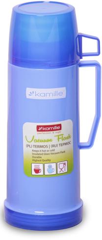 Termosas Vakuum Flask KM 2072, 1 l, mėlyna sp.