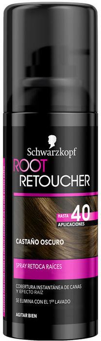 Tonuojantis purškiklis Schwarzkopf Root Retoucher, tamsiai ruda sp., 120 ml