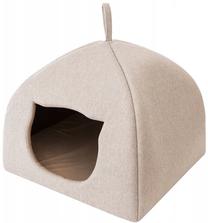 Kaķu māja Hobbydog Igloo 2.0, gaiši brūna krās., 38 cm x 38 cm