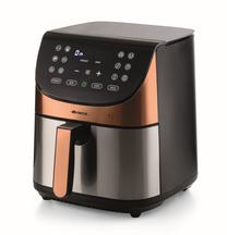 Karšto oro gruzdintuvė Ariete 4628 Airy Fryer Grill Metal Gold 7L, aukso sp./sidabro sp./juoda sp., 1800 W, 7 l