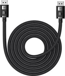 Vads Baseus DP 8K Displayport, Displayport, 2 m, melna krās.
