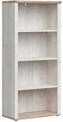Pastatoma lentyna Romance Bookshelf, ąžuolo sp./šviesiai ruda sp., 163 cm x 38 cm x 76 cm