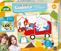 Песочная живопись Lena Sand Vehicles, многоцветный