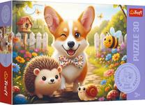 Dėlionė Trefl A Day with a Corgi, 27 cm x 20 cm, 30 vnt.
