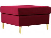 Pufas Micadoni Home Moghan Velvet, aukso sp./raudona sp., 70 cm x 70 cm x 45 cm
