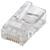 Jungtis Intellinet 5e UTP RJ-45, 100 vnt., skaidri sp.