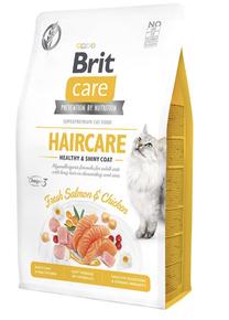 Sausā kaķu barība Brit Care Haircare Healthy&Shiny Coat, 0.4 kg
