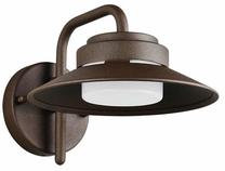 Sieninis lauko šviestuvas Trio Atrato, 10W, GX53, IP44, ruda sp., 26 cm x 16.5 cm