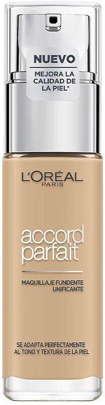 Skystas makiažo pagrindas L’Oréal Paris Accord Parfait, šviesiai ruda sp., 3n creamy beige, 30 ml