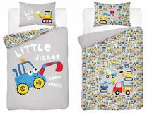 Vaikiškas patalynės užvalkalų komplektas PPG-141, pilka/įvairių spalvų, 100 x 135 cm