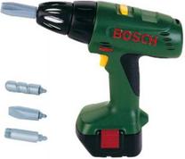 Rotaļu meistara instruments, urbis Klein Bosch Cordless Drill, zaļa krās.