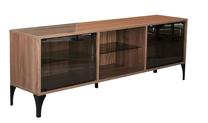 TV galds Kalune Design Olympos, valriekstu krās., 160 cm x 35 cm x 55 cm