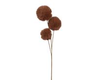Dirbtinė šakelė Decoris Fur, ruda sp., 70 cm