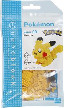 Konstruktorius Nanoblock Pokemon Pikachu, 130 vnt., geltona sp.