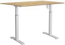 Kompiuterio stalas reguliuojamo aukščio Sun-Flex EasyDesk Adapt II, 160 cm x 80 cm, 70 - 118 cm, balta sp./beržo sp.
