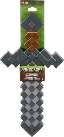 Игрушечный меч Mattel Minecraft Stone, 43 см Серый цв.