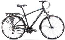 Velosipēds tūristu Romet Wagant 3, 28 ", 21" rāmis, melns krās./tirkīza krās.