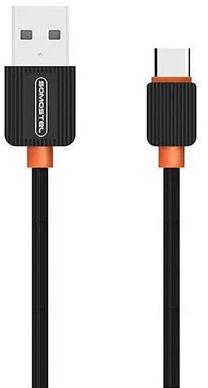 Kabelis Somostel Powerline SMS-BP03, USB Type-C, 100 cm, juoda sp.