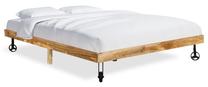 Lova dvigulė VLX Solid Mango Wood 285914, 160 x 200 cm, ruda sp., be čiužinio