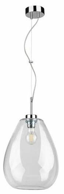 Valgusti rippuv Spot-Light Piro, E27, 1 x 60 W, läbipaistev v. / kroom v., 26.5 x 33 cm