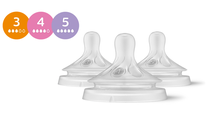 Пустышка для бутылочки Philips Avent Natural Response SCY960/03, 0 мес., прозрачный цв.