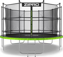 Batutas Zipro Jump Pro 12FT, 374 cm, su tinklu, su kopėčiomis