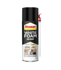 Vasarinės sandarinimo putos Moment WHITEFOAM BIG, 400 ml