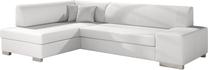 Kampinė sofa Fabio Soft 17, balta sp., kairinė, 167 x 268 cm x 73 cm