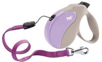 Automatinis pavadėlis Ferplast Amigo Cord 75730019, smėlio sp./šviesiai violetinė sp., L