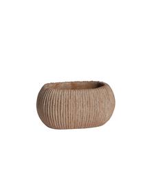 Gėlių vazonas Domoletti BTP08A, cementas, 22.5 cm x 14 cm, Ø 22.5 cm, ruda sp.