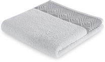 Vannas dvielis AmeliaHome Aledo, pelēka krās., 140 cm x 70 cm