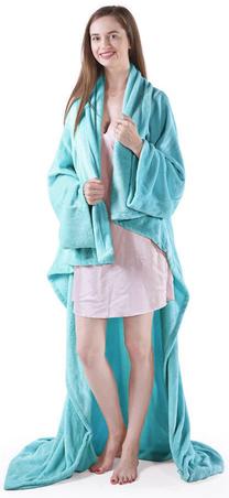 Pledas DecoKing, šviesiai mėlynas, 150 cm x 180 cm