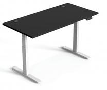 Datorgalds regulējams augstums Up Up Thor, 75 cm x 120 cm, 62 - 128 cm, balta krās./melna krās./pelēka krās.