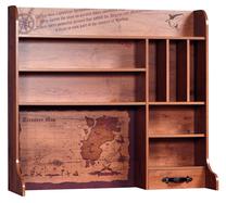 Galda siena Kalune Design Pirate, 115 cm x 37 cm, 106 cm, brūna krās.