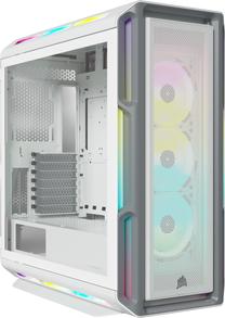 Kompiuterio korpusas Corsair iCUE 5000T RGB Tempered Glass Mid-Tower, balta sp.