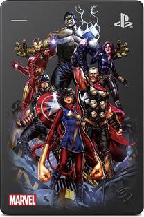 Kietasis diskas Seagate Game Drive for PS4 - Marvel Avengers Limited Edition, HDD, 2 TB, juoda sp.