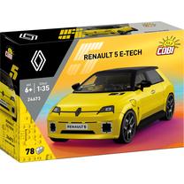Konstruktorius, automobilis Cobi Renault 5 E-Tech 24673, 78 vnt., geltona sp.