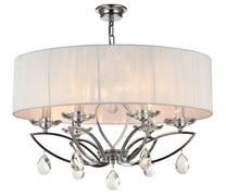Valgusti rippuv Maytoni Miraggio MOD602-06-N, E14, 6 x 40 W, valge v. / elevandiluu v.