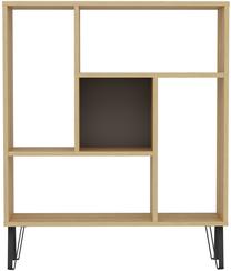Pastatoma lentyna Kalune Design Arven 935CMN1162, antracito sp./ąžuolo sp., 107.8 cm x 90 cm x 25 cm