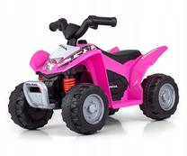 Детский электрический квадрицикл Milly Mally Honda ATV, розовый цв.
