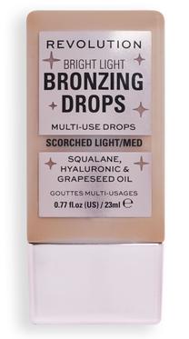 Bronzinis kremas Makeup Revolution London Bright Light Drops, light/medium sp., 23 ml