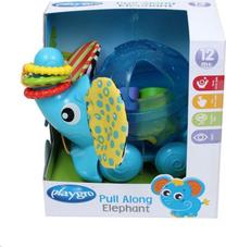 Развивающая игра Playgro Pull Along Elephant, многоцветный