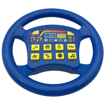 Интерактивная игрушка, руль Lean Toys, 20 см, синий цв.