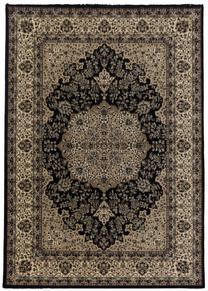Ковер комнатные Ayyildiz Kashmir Oriental 2608, черный цв./бежевый цв., 170 см x 120 см
