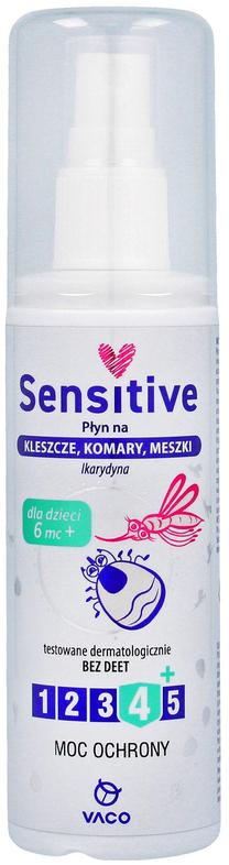 Priemonė nuo uodų ir erkių Vaco Sensitive, 80 ml