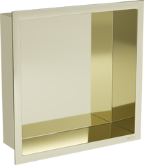 Įleidžiama sieninė lentyna Mexen X-Wall-R, 10 cm x 30 cm x 30 cm, aukso sp.