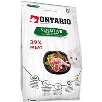 Sausā kaķu barība Ontario Sensitive Derma, pīles gaļa, 2 kg