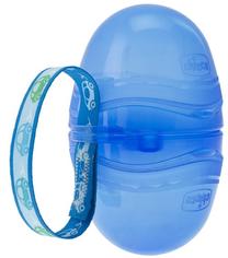 Čiulptukų ir kramtukų laikiklis Chicco Double 72648, mėlyna sp.