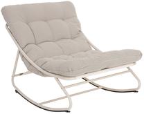 Supamasis krėslas Home4you Samba, šviesiai pilka sp., 107 cm x 78 cm x 69 cm